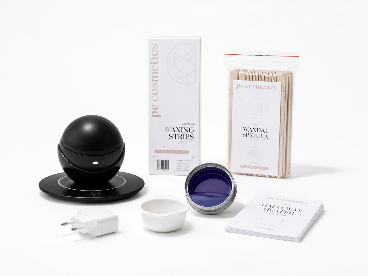 HALO Professional Wax Heater Starterkit | White & Black