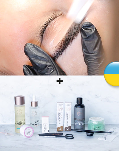 Online Training Browstyling - Ukrainian (mapping and waxing) + Starterkit