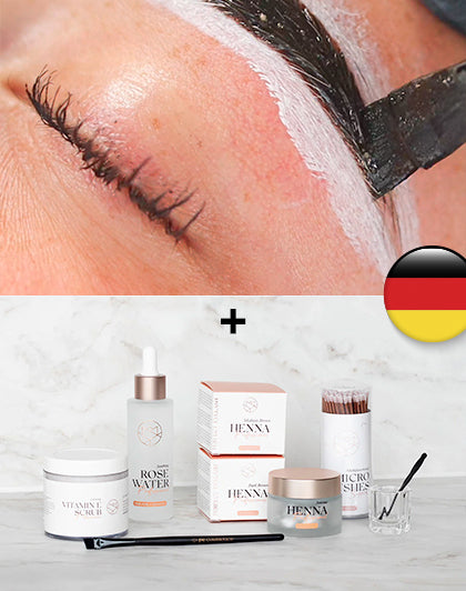 تدريب عبر الإنترنت على حناء الحاجب + مجموعة المبتدئين بالألمانية