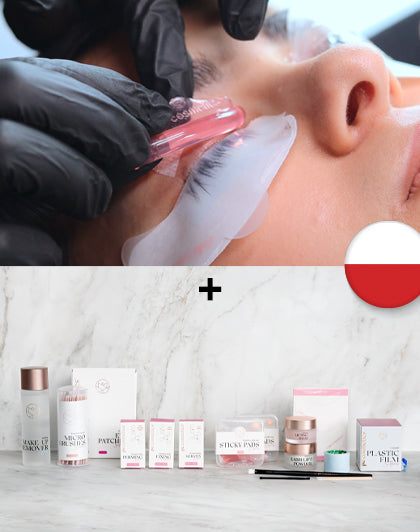 Online-Schulung Koreanisches Lash Lift + Starterkit Polnisch