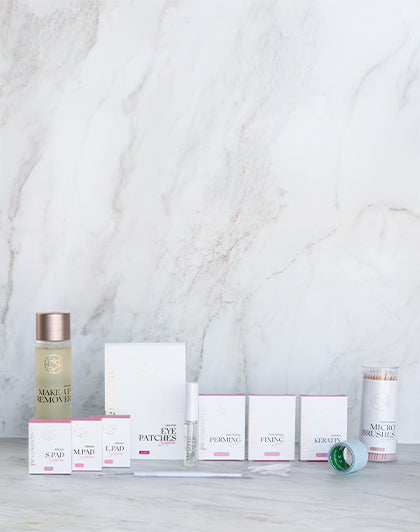 Onlineutbildning Lash Volume Lift + Startkit (olika språk)