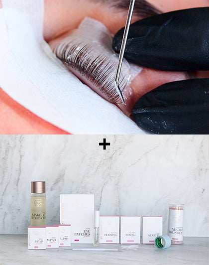 Onlineutbildning Lash Volume Lift + Startkit (olika språk)