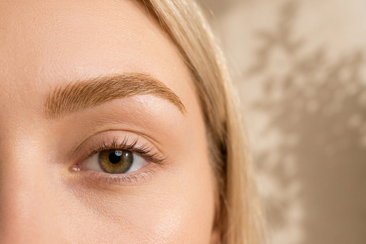 Sourcils au henné pour femmes blondes