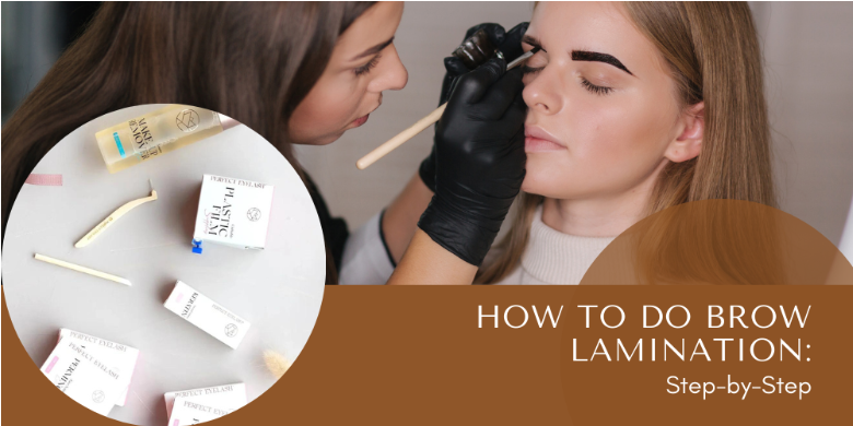 a woman getting her eyebrows done by another woman