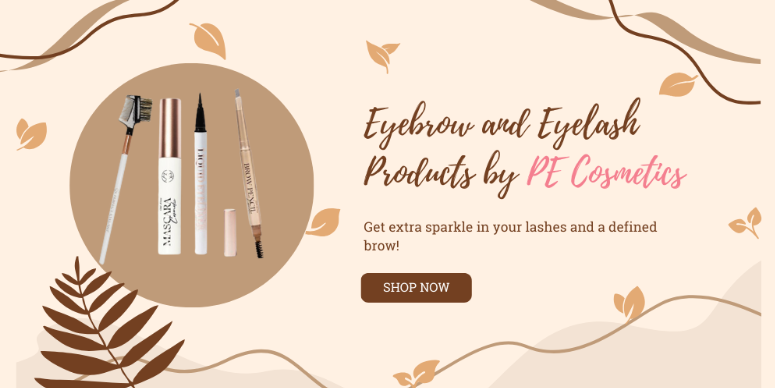 Eyebrow and Eyelash Products by Pe-cosmetics