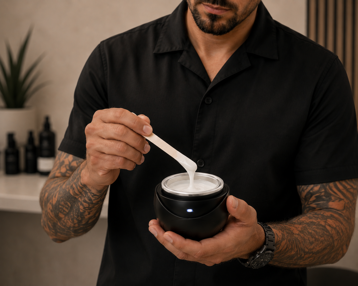 HALO Professional Wax Heater | White &amp; Black