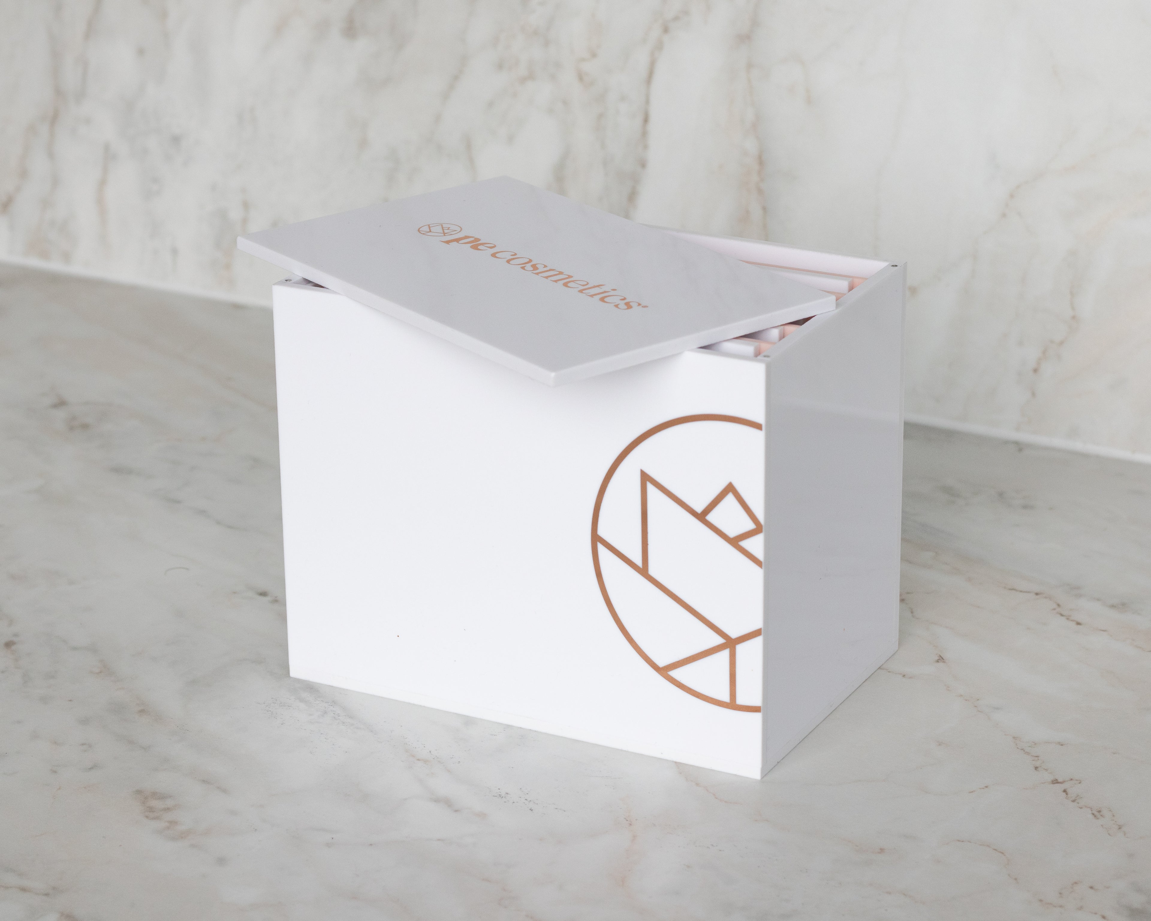 Caja organizadora magnética para pestañas postizas premontadas