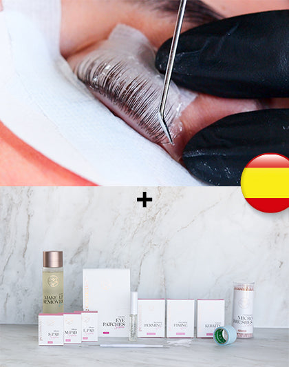 Formation en ligne Volume de cils Lift + Kit de démarrage Espagnol