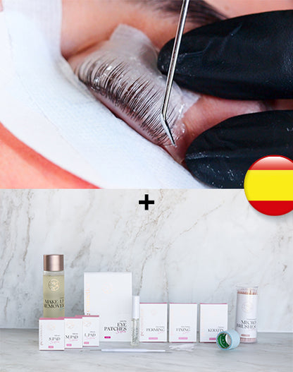 Formação Online Volume de Pestanas Lift + Kit Inicial Espanhol