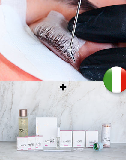 Formation en ligne Volume de cils Lift + Kit de démarrage Italien