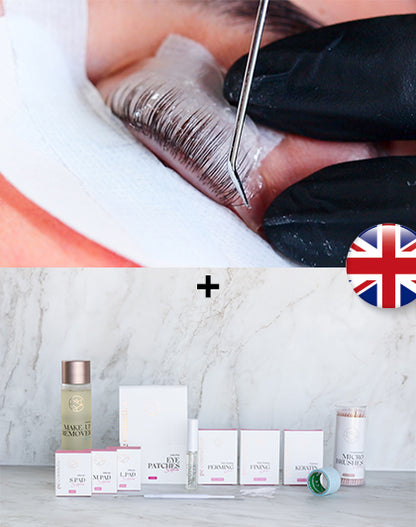 Formação Online Lash Volume Lift + Kit Inicial Inglês