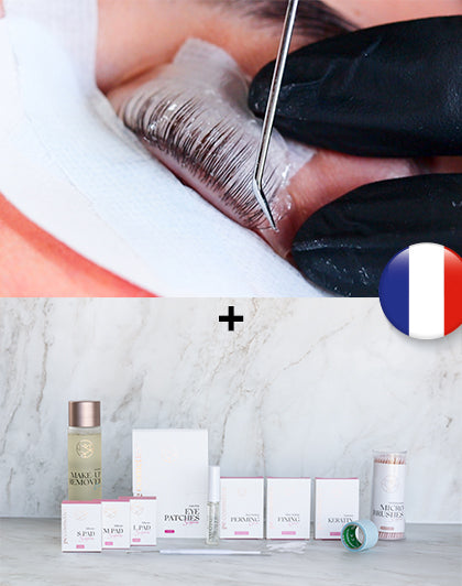 Formation en ligne Volume de cils Lift + Kit de démarrage