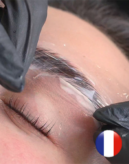 Entrenamiento en línea de laminación de cejas - Français