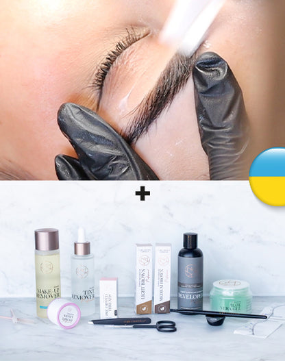 Online Training Browstyling - Ukrainian (mapping and waxing) + Starterkit