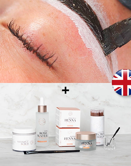 تدريب عبر الإنترنت على حنة الحواجب + مجموعة المبتدئين الإنجليزية