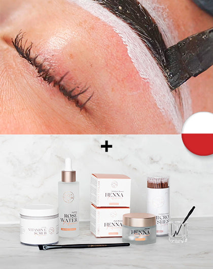 تدريب عبر الإنترنت على حناء الحاجب + مجموعة المبتدئين البولندية