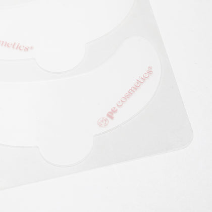White makeup bag with 'Be Cosmetics' branding on a white background