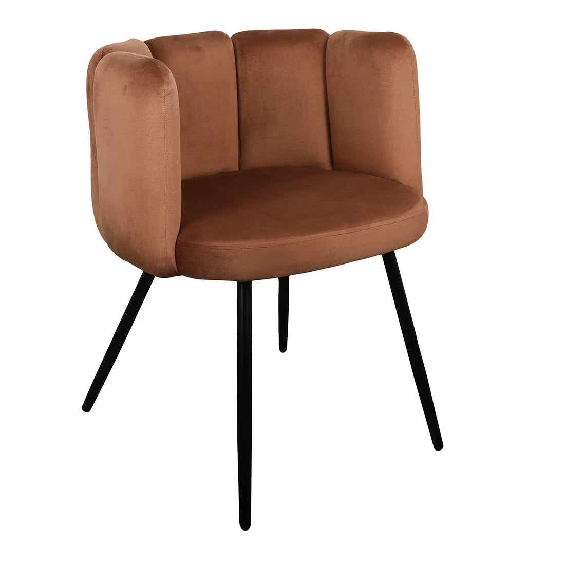 PE Cosmetics High Five chair - Copper Velvet - eetkamer stoelen / wachtkamer stoelen (Different Colors) 2 Stuks