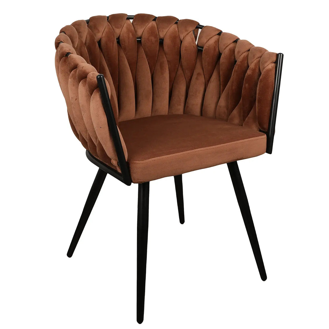 PE Cosmetics Meubels Copper Velvet - Wave Chair (2 pcs)