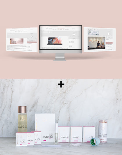 Formation en ligne Volume de cils Lift + Kit de démarrage Néerlandais