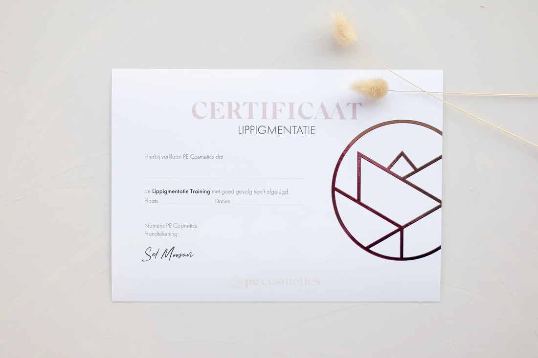 Lippigmentatie - Training - PE Cosmetics